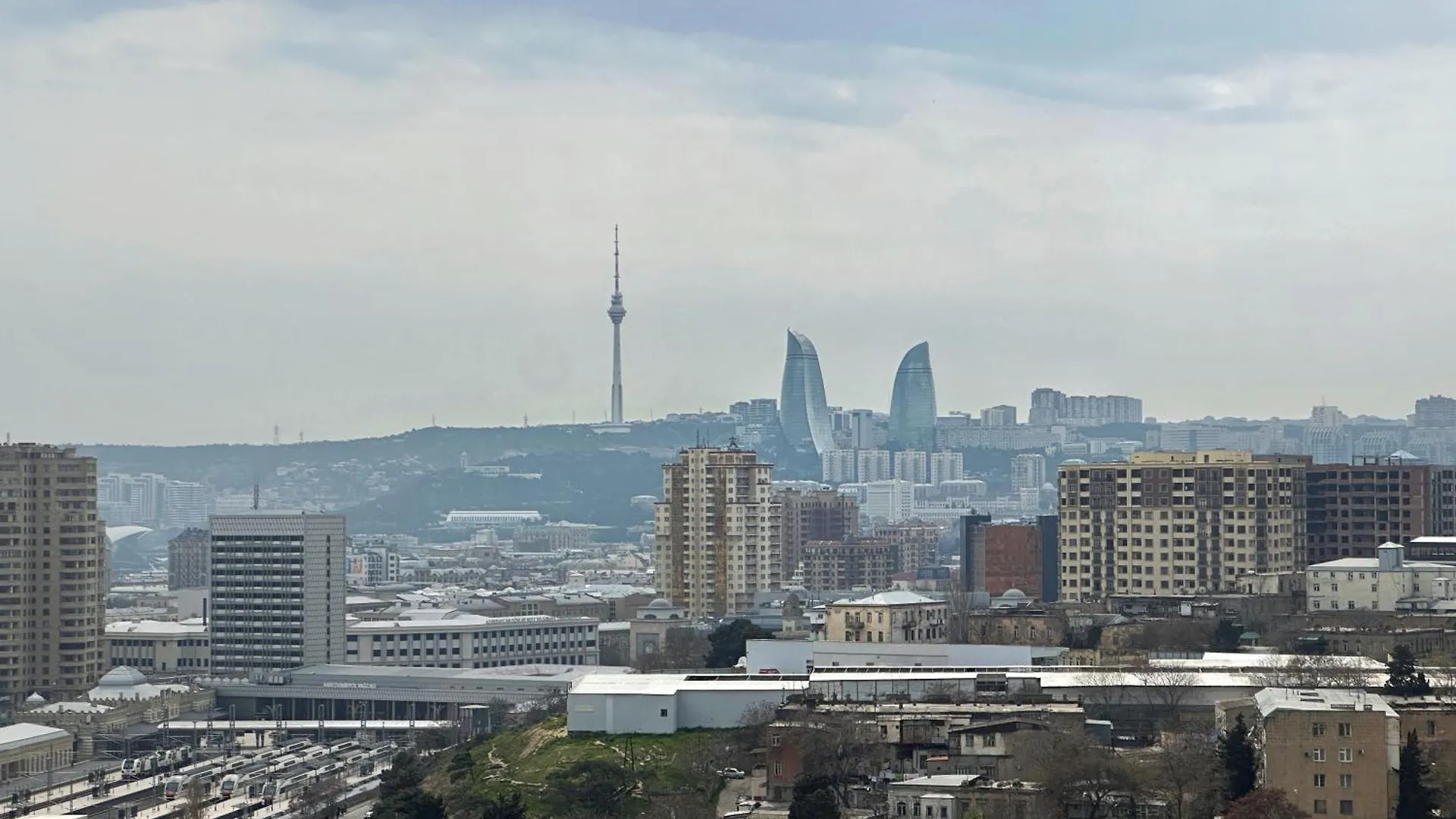 Panoramic City View Apartment With Playstation 5 باكو